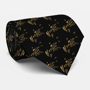 Cravate Bouffées de Coeurs d'Or