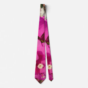 Cravate Bougainvillea Flower Tie