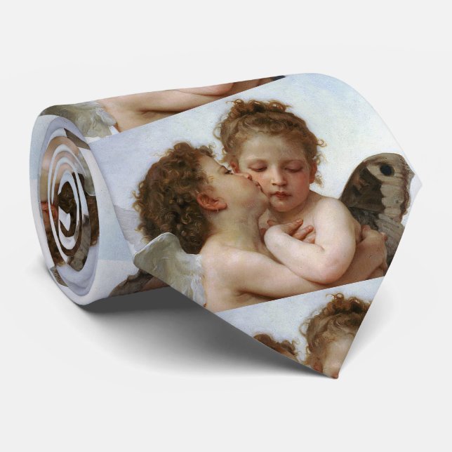 Cravate Bouguereau , “ First kiss ” (Roulé)