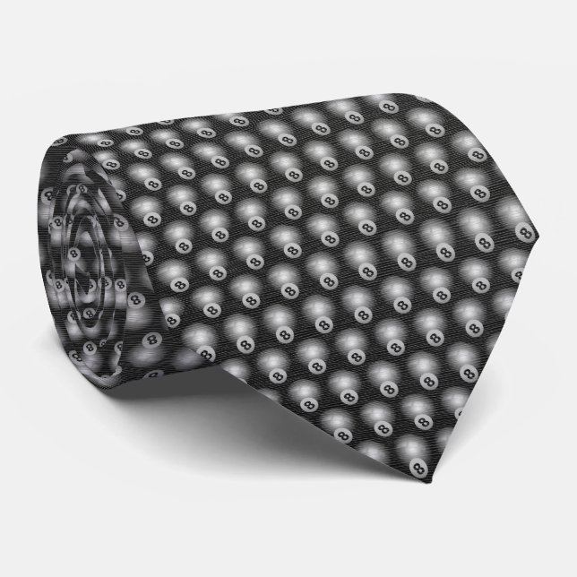 Cravate Boule 8 – Micro motif (Roulé)