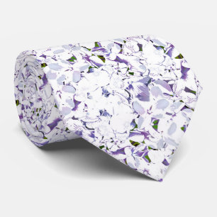 Cravate Bouquet de fleurs d'aquarelle d'hydrangées.