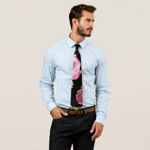 Cravate Bouquets de Roses 3