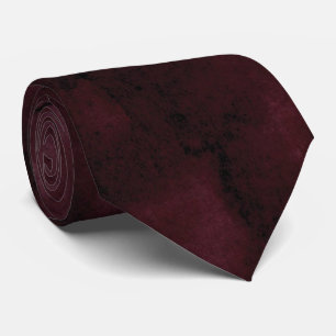 Cravate Bourgogne Bordeaux Aquarelle Toile Mariage