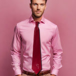 Cravate Bourgogne - monogrammed<br><div class="desc">La cravate monogrammée bordeaux offre un look classique et élégant. Maintenant, vous pouvez facilement le customiser avec votre monogramme. Conçu par Alma Wad.</div>