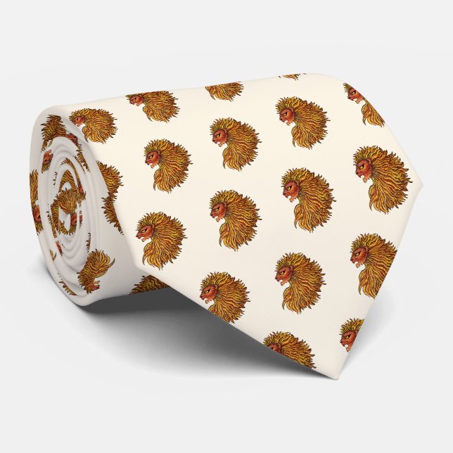 Cravate Bouton du drapeau sri lankais (Roulé)