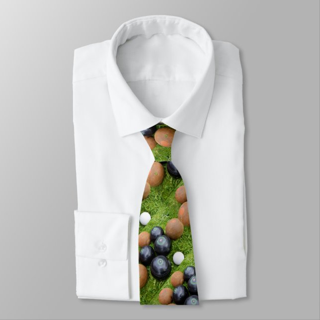 Cravate Bowles Vintages Brown Et Noires, (Attaché)