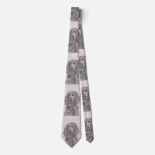 Cravate Boykin Peinture Espagnole - Cute Original Chien Ar