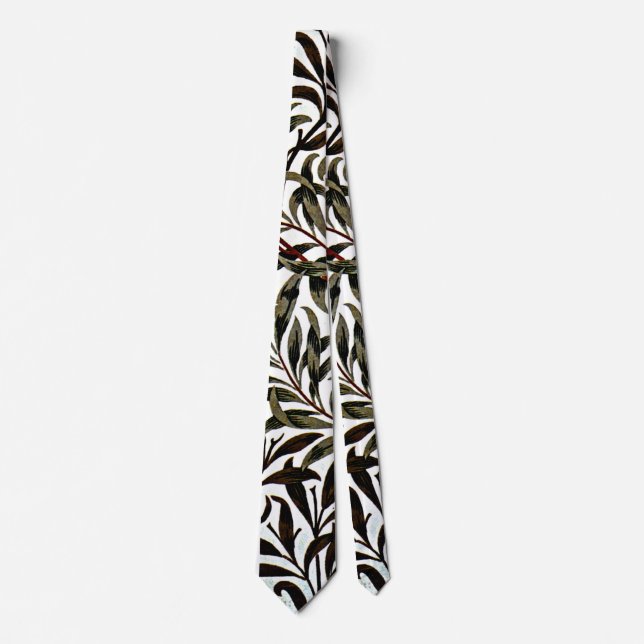 Cravate Branche de saule, un modèle de William Morris (Devant)