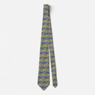 Cravate Branches de marronnier en fleurs de Vincent van Go