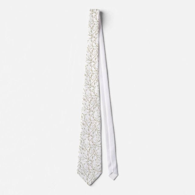 Cravate Branches dorées (Devant)