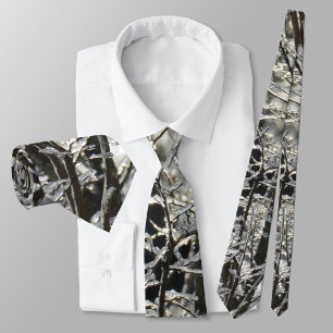 Cravate Branches Givrées Arbre d'Hiver Photographie d'Hive