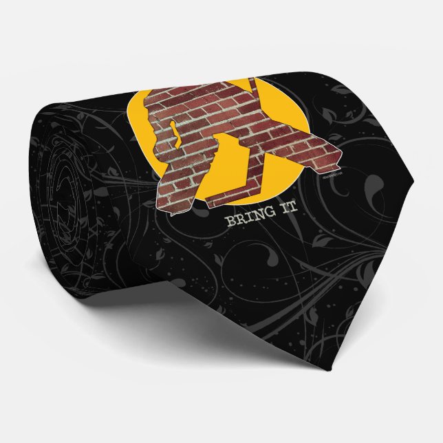 Cravate Brick Wall Hockey Goalie (Roulé)