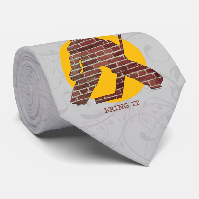 Cravate Brick Wall Hockey Goalie (Roulé)