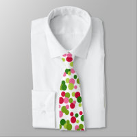 Bright Christmas Dots Tie