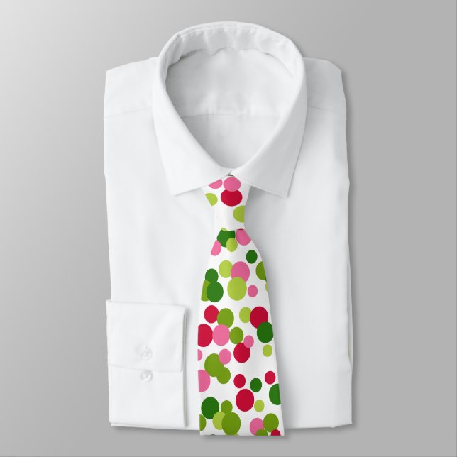 Cravate Bright Christmas Dots Tie (Attaché)