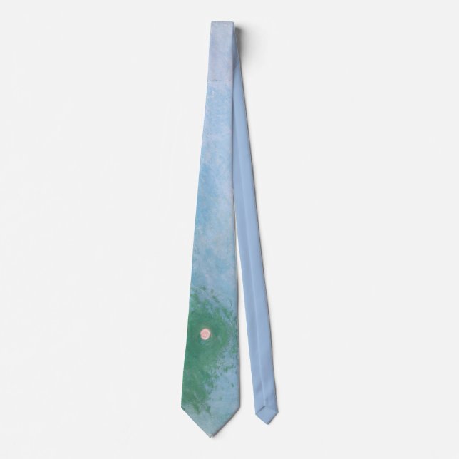 Cravate Brouillard sur la Tamise (par Claude Monet) Cravat (Devant)