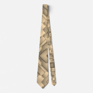 Cravate Brown Hues Art moderne
