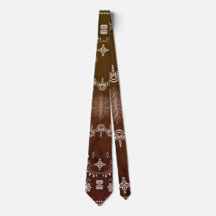 Cravate Brown Paisley