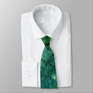 Cravate Bruit vert Abstrait