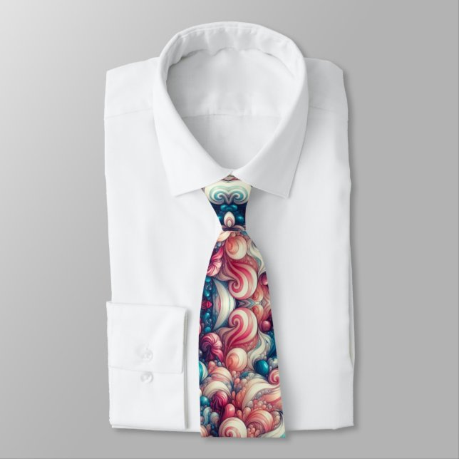 Cravate Bubblegum Guimauve (Attaché)