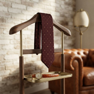 Cravate Burgundy Renaissance Micro Jacquard