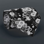Cravate Caché en rose 3<br><div class="desc">Fleurs roses,  souris et serpents peints à la main en Ps et Illustrator,  motif sans soudure</div>