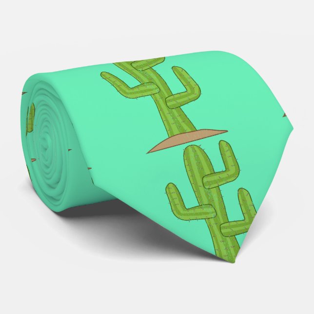 Cravate Cactus Thunder_Cove de Saguaro (Roulé)