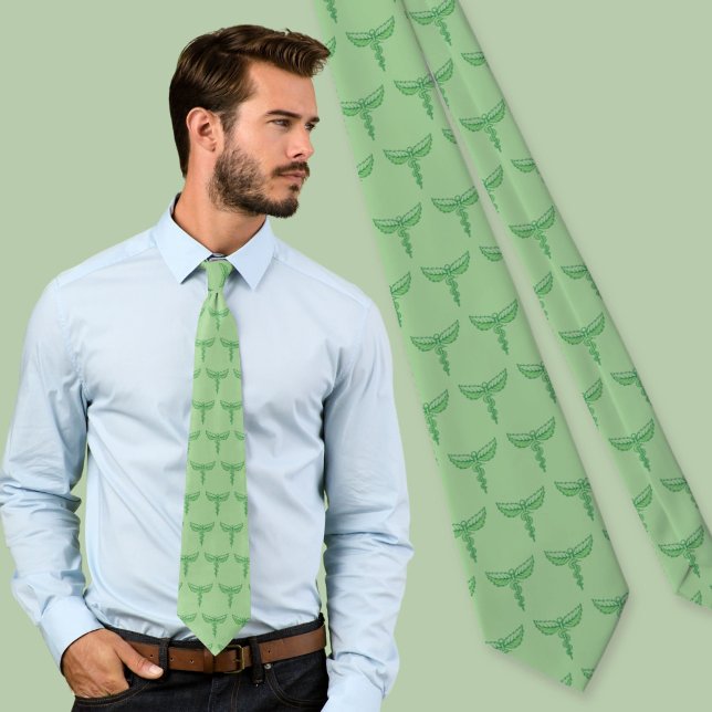 Cravate Cadeau de col avec feuilles (Créateur téléchargé)