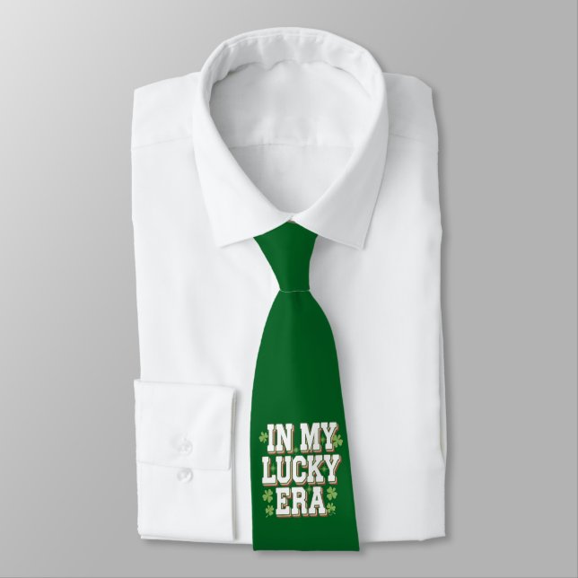 Cravate Cadeau de famille pour la Saint-Patrick de mon ère (Attaché)