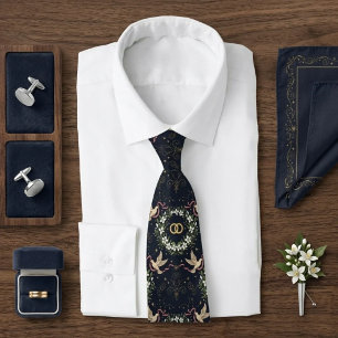 Cravate Cadeau de garçon d'honneur pour un mariage romanti
