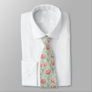 Cravate Cadeau de garçons d'honneur Edgy Fleur de Tulipe