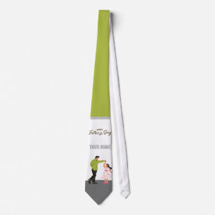 Cravate Cadeau de la fête des pères pour papa Photo et n