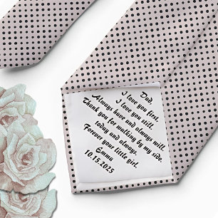 Cravate Cadeau de la mariée au père de la mariée