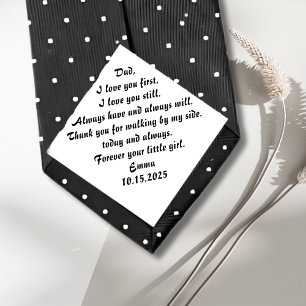 Cravate Cadeau de la mariée au père de la mariée