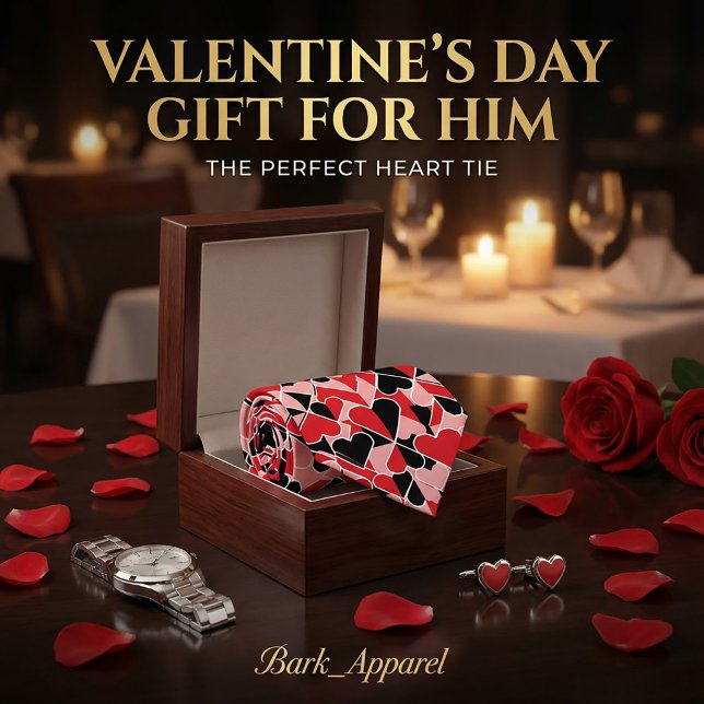 Cravate Cadeau de la Saint-Valentin pour petit ami/mari (Créateur téléchargé)