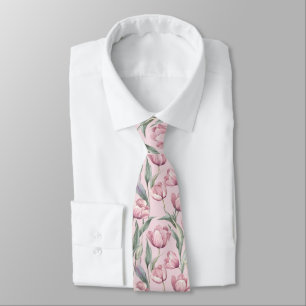 Cravate Cadeau de Noël élégant pour petit ami Tulipe