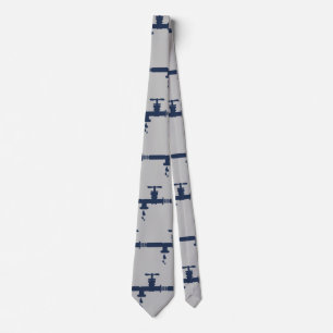 Cravate Cadeau Papa Profession Plomberie