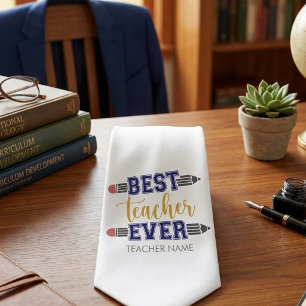 Cravate Cadeau personnalisé Meilleur Professeur - Cadeau P