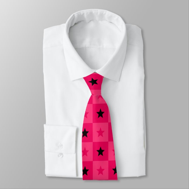 Cravate Cadeaux à la mode pour couples à motif géométrique (Attaché)