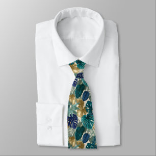 Cravate Cadeaux à la mode pour père floral tropical