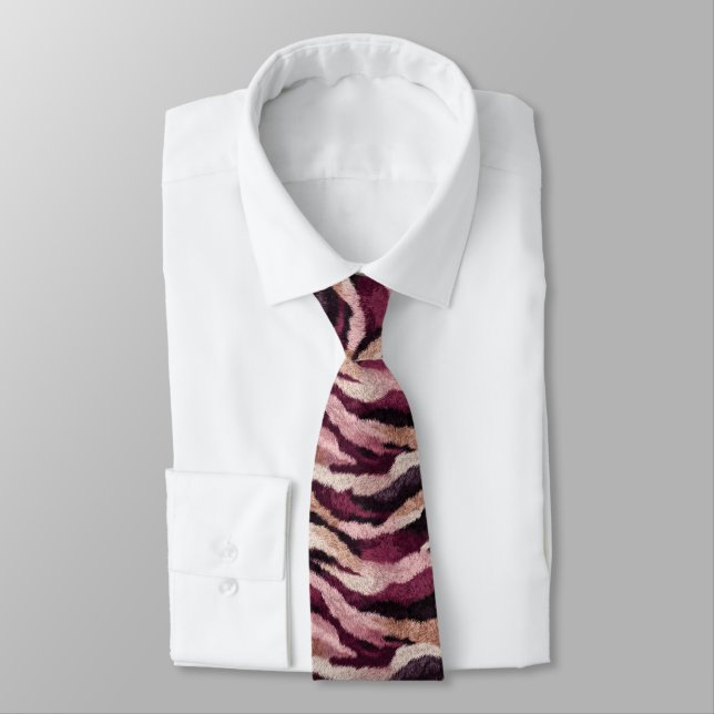 Cravate Cadeaux Chic Pour Hommes Tigre (Attaché)