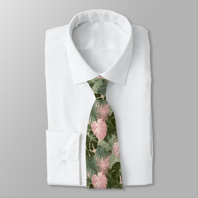 Cravate Cadeaux d'anniversaire classiques pour lui Florale (Attaché)