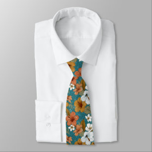 Cravate Cadeaux d'anniversaire tendance pour mari floral t