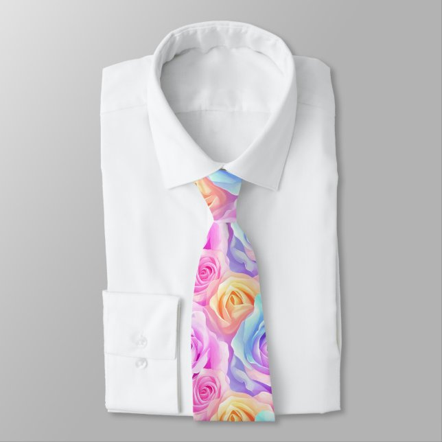 Cravate Cadeaux d'anniversaire uniques pour papa Rose (Attaché)