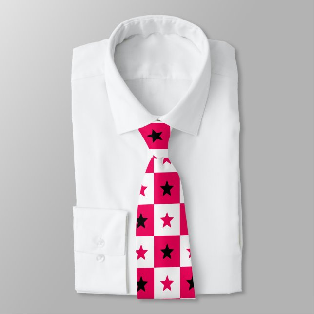 Cravate Cadeaux de garçons d'honneur originaux Géométrique (Attaché)