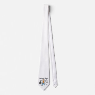 Cravate Cadeaux de joueur de clavier homme en bonhomme all