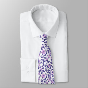 Cravate Cadeaux Personnels à la Mode Floral Victorien