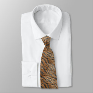 Cravate Cadeaux pour hommes mignons Impression tigre