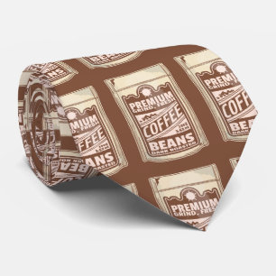 Cravate Café de qualité supérieure haricots à l'affiche ca