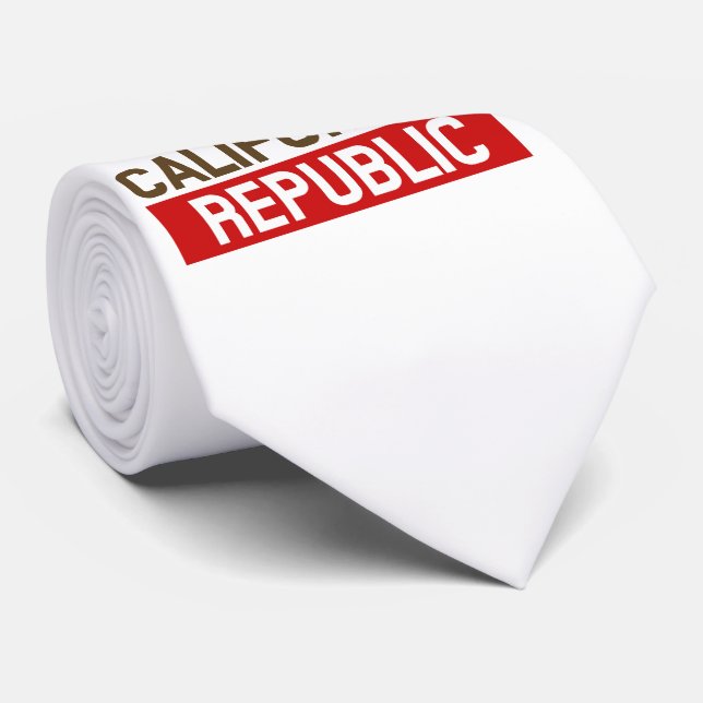 Cravate California Republic for the Holidays (Roulé)